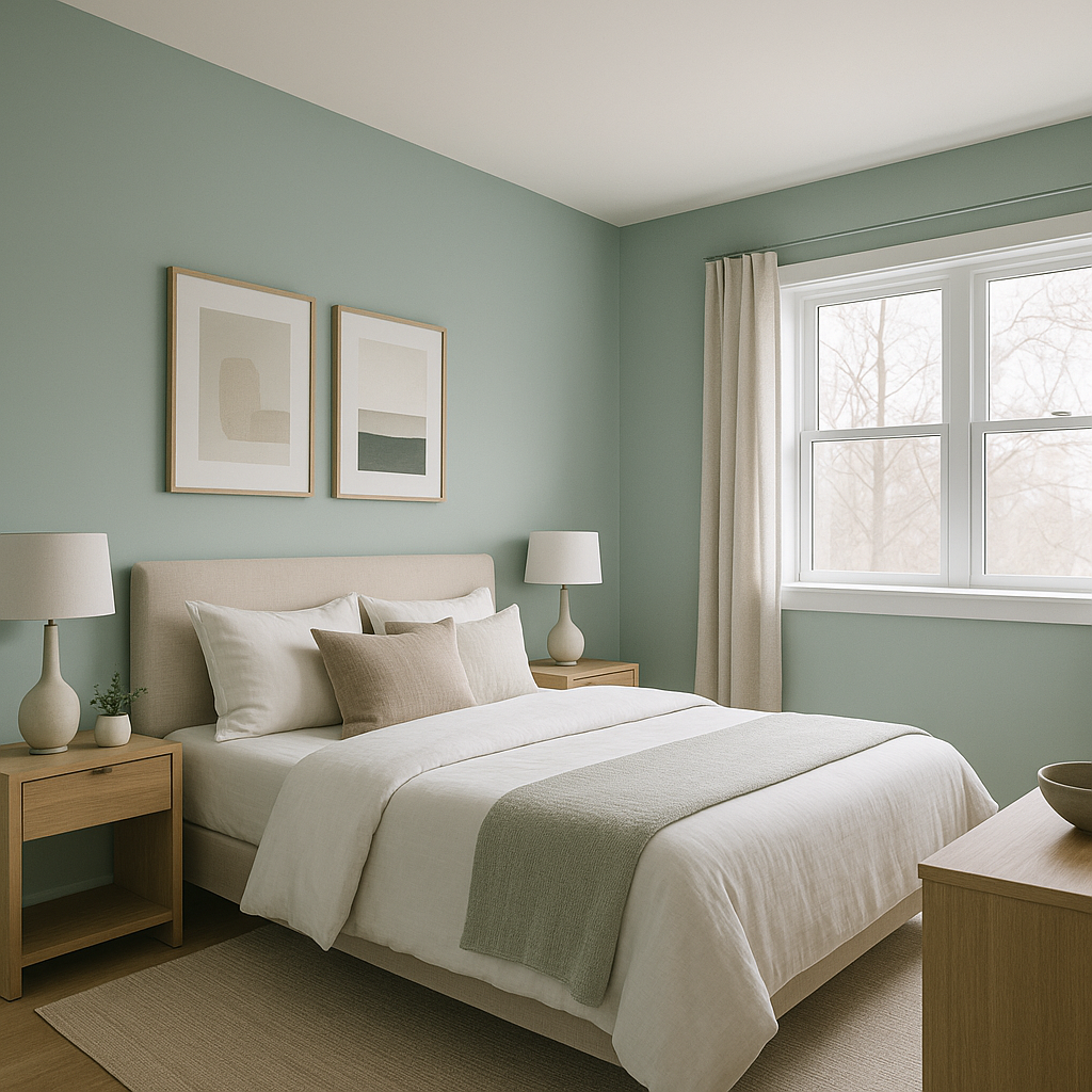 Benjamin Moore Rhine (689): A Deep, Dynamic Green for Sophisticated Spaces.