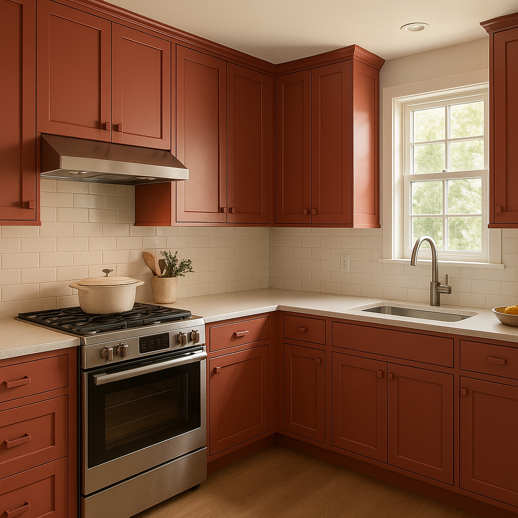 Benjamin Moore Rhubarb (2007-30): A Bold, Sophisticated Red.