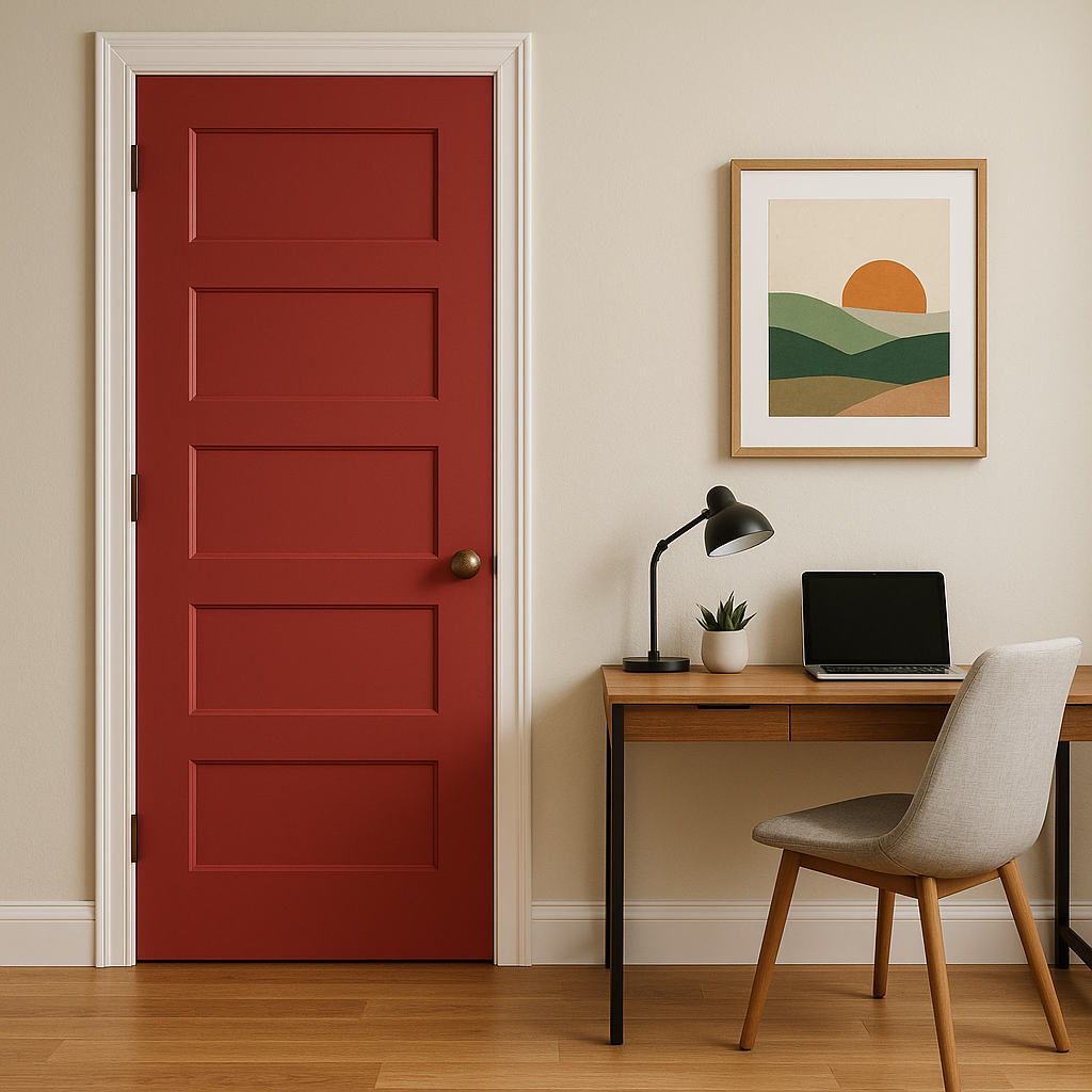 Benjamin Moore Rhubarb (2007-30): A Bold, Sophisticated Red.