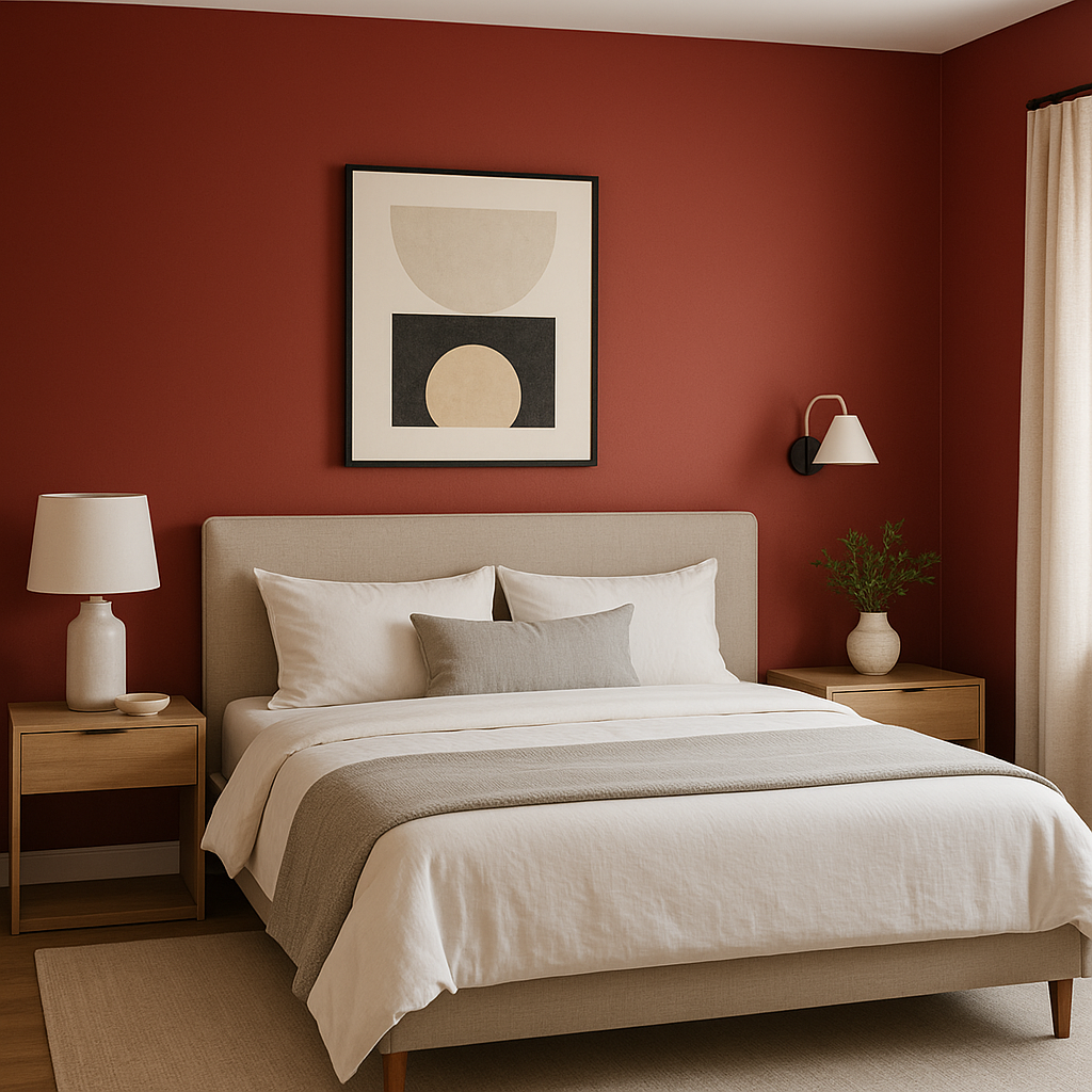 Benjamin Moore Rhubarb (2007-30): A Bold, Sophisticated Red.