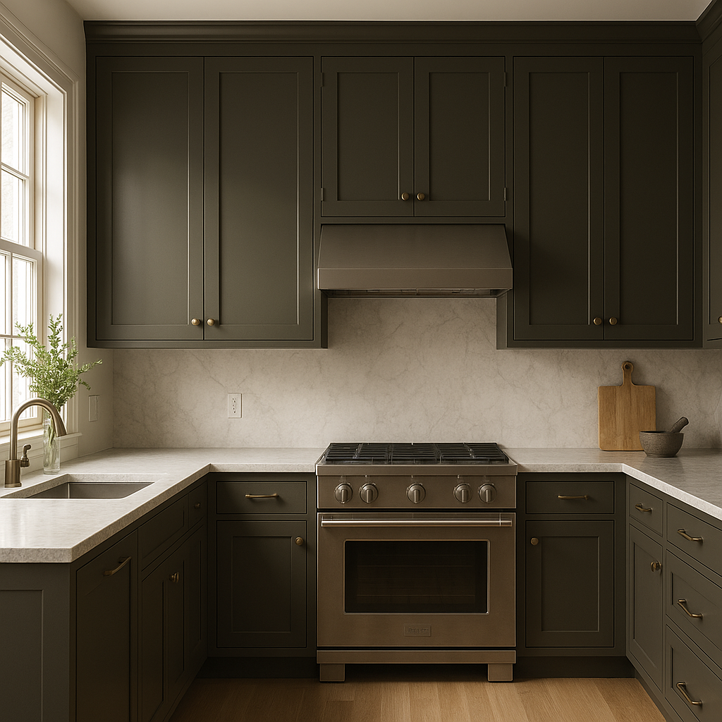 Benjamin Moore River 2139-10: A Deep, Moody Green with Timeless Elegance.