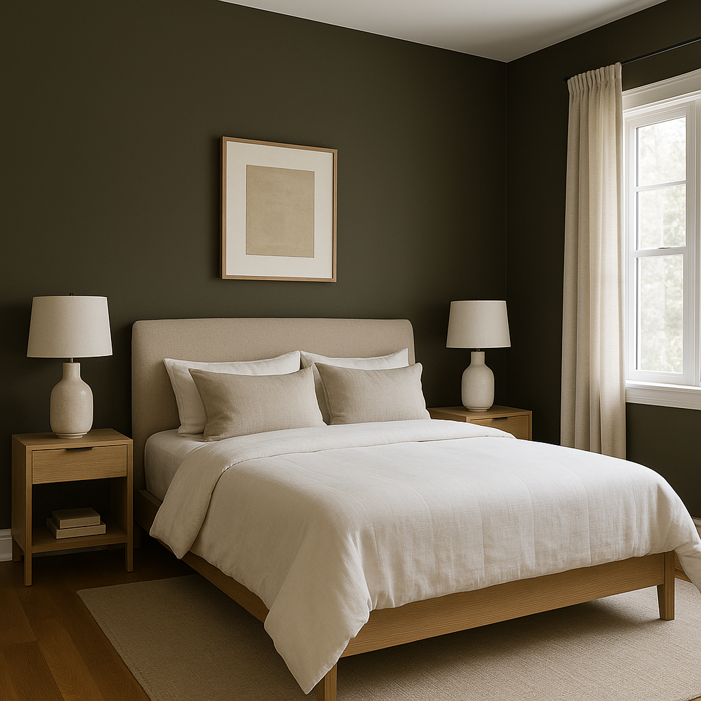 Benjamin Moore River 2139-10: A Deep, Moody Green with Timeless Elegance.