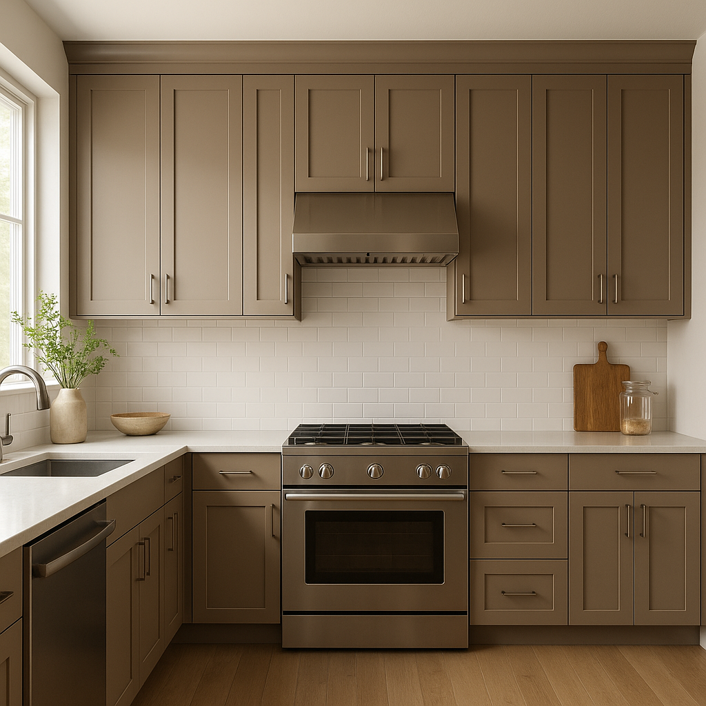 Benjamin Moore Riverbank (CSP-355): A Versatile Earthy Green for Timeless Interiors.