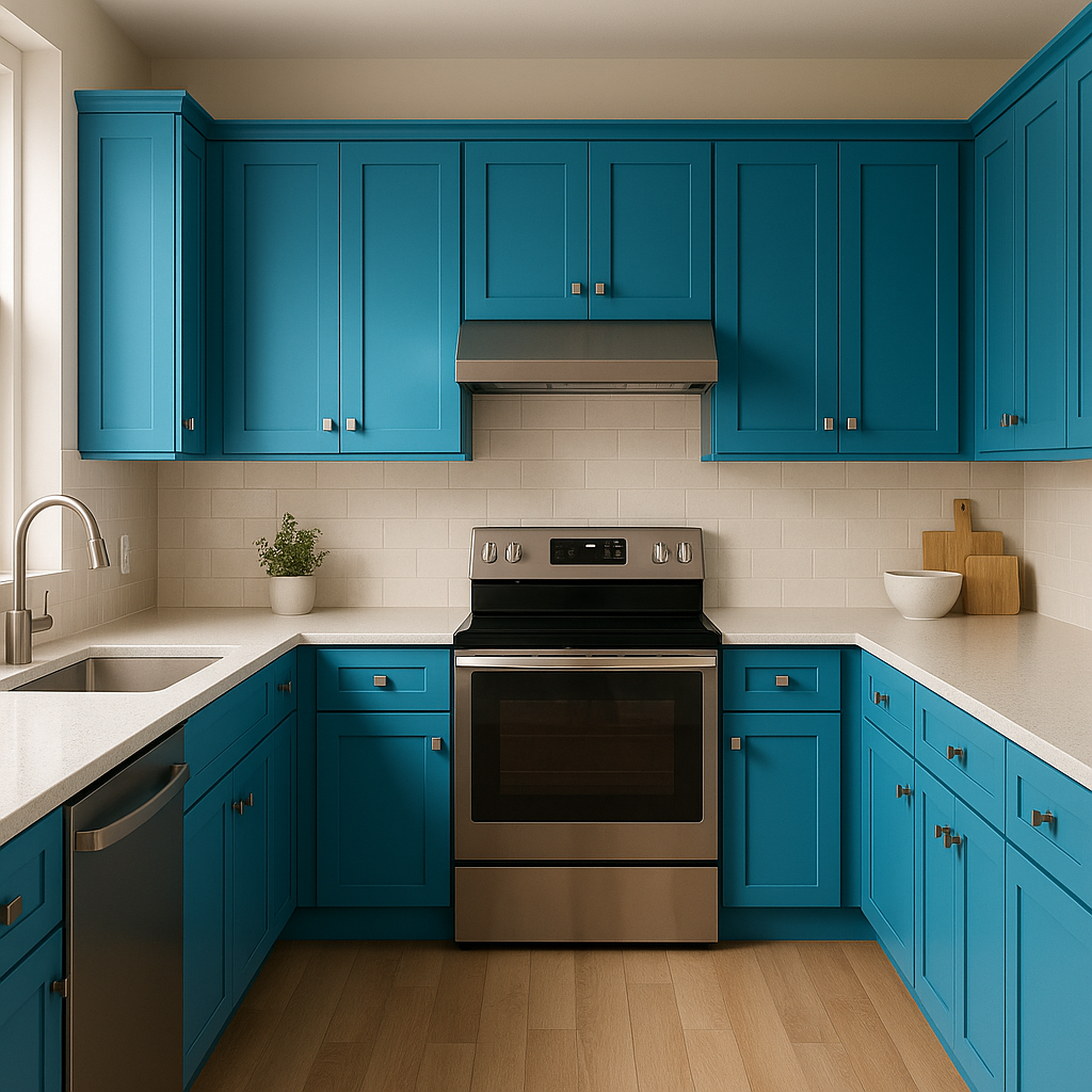 Benjamin Moore Rocky (2066-40): A Bold and Vibrant Blue.