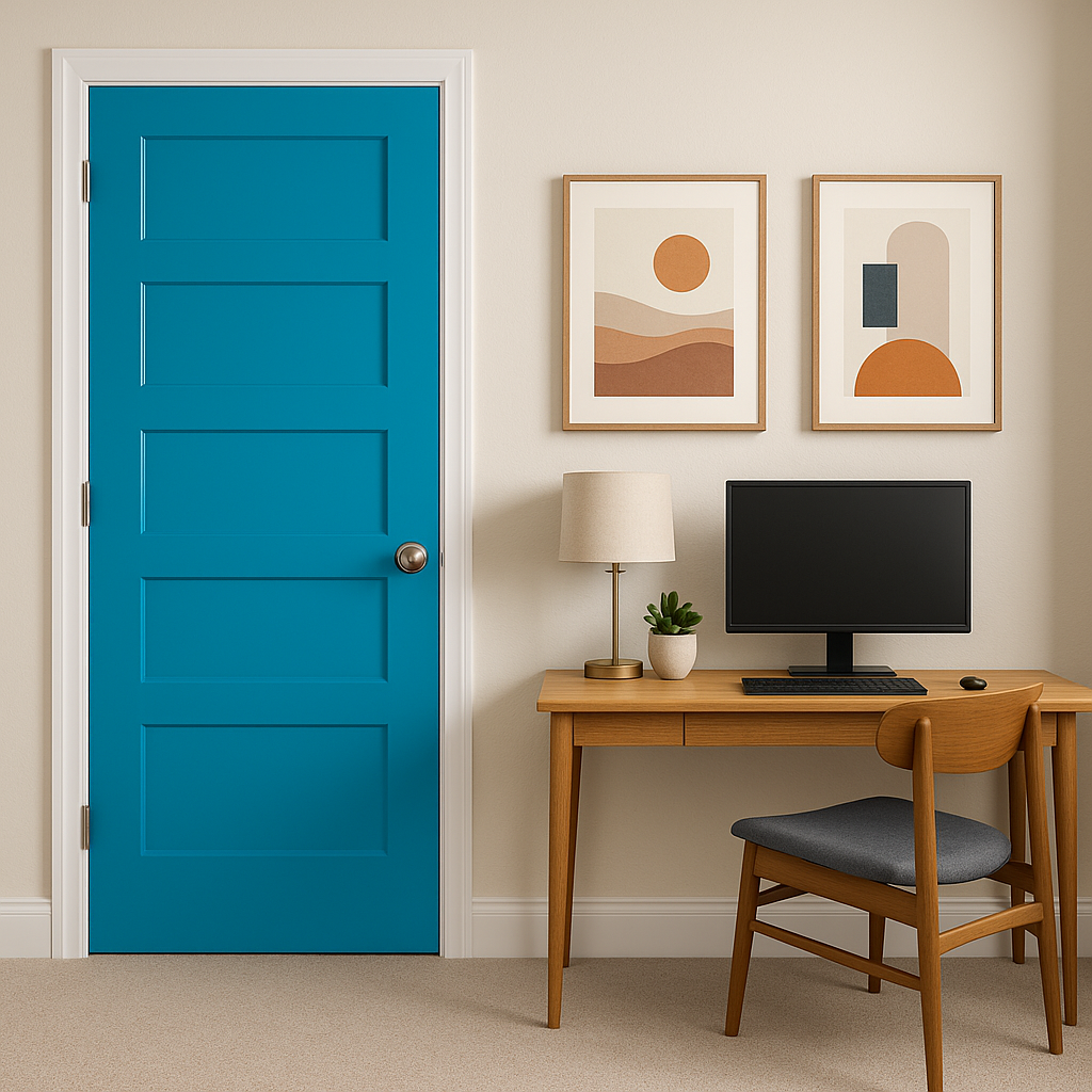 Benjamin Moore Rocky (2066-40): A Bold and Vibrant Blue.