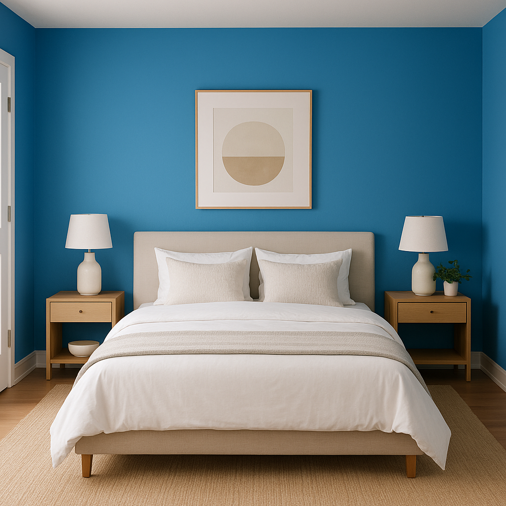 Benjamin Moore Rocky (2066-40): A Bold and Vibrant Blue.