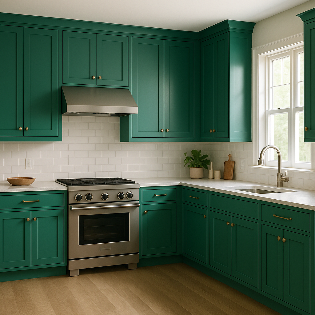 Benjamin Moore Rolling (2047-30): A Bold and Energizing Green Hue.