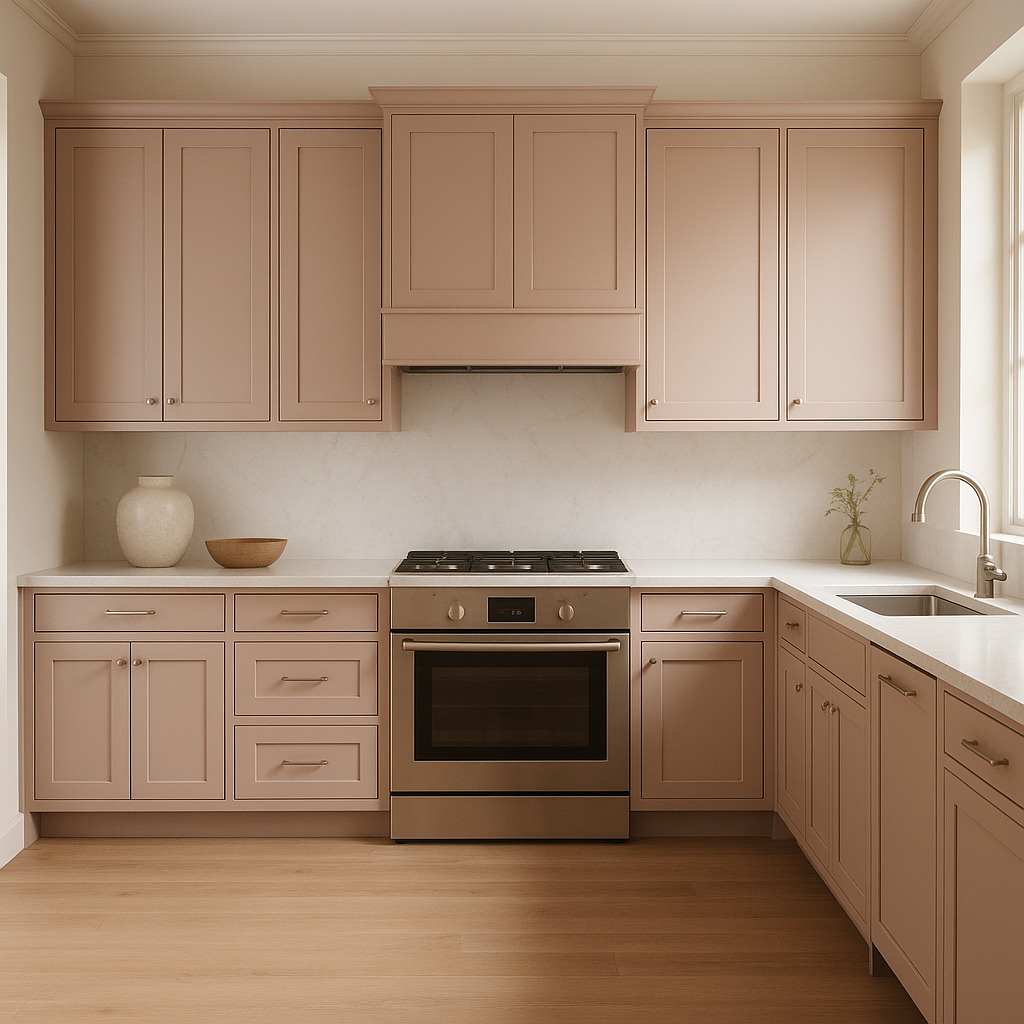Benjamin Moore Rose (1010): A Romantic, Soft Pink That Inspires Elegance.