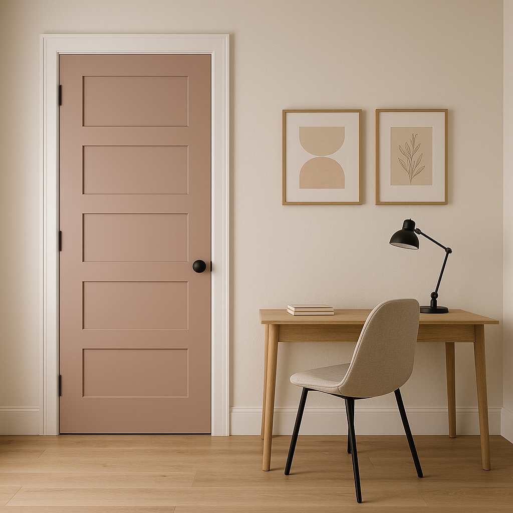 Benjamin Moore Rose (1010): A Romantic, Soft Pink That Inspires Elegance.