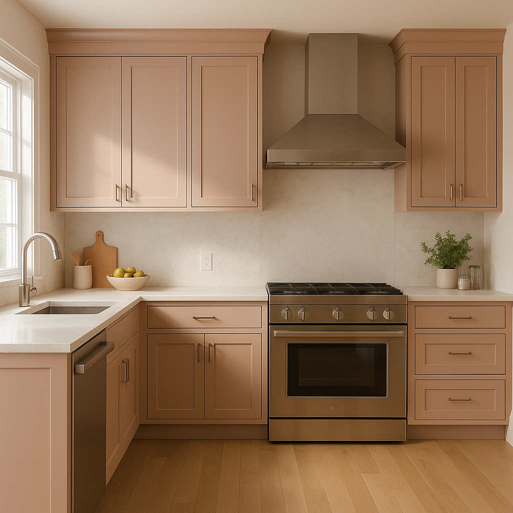 Benjamin Moore Rose (1177): A Timeless Blush Pink for Elegant Spaces.