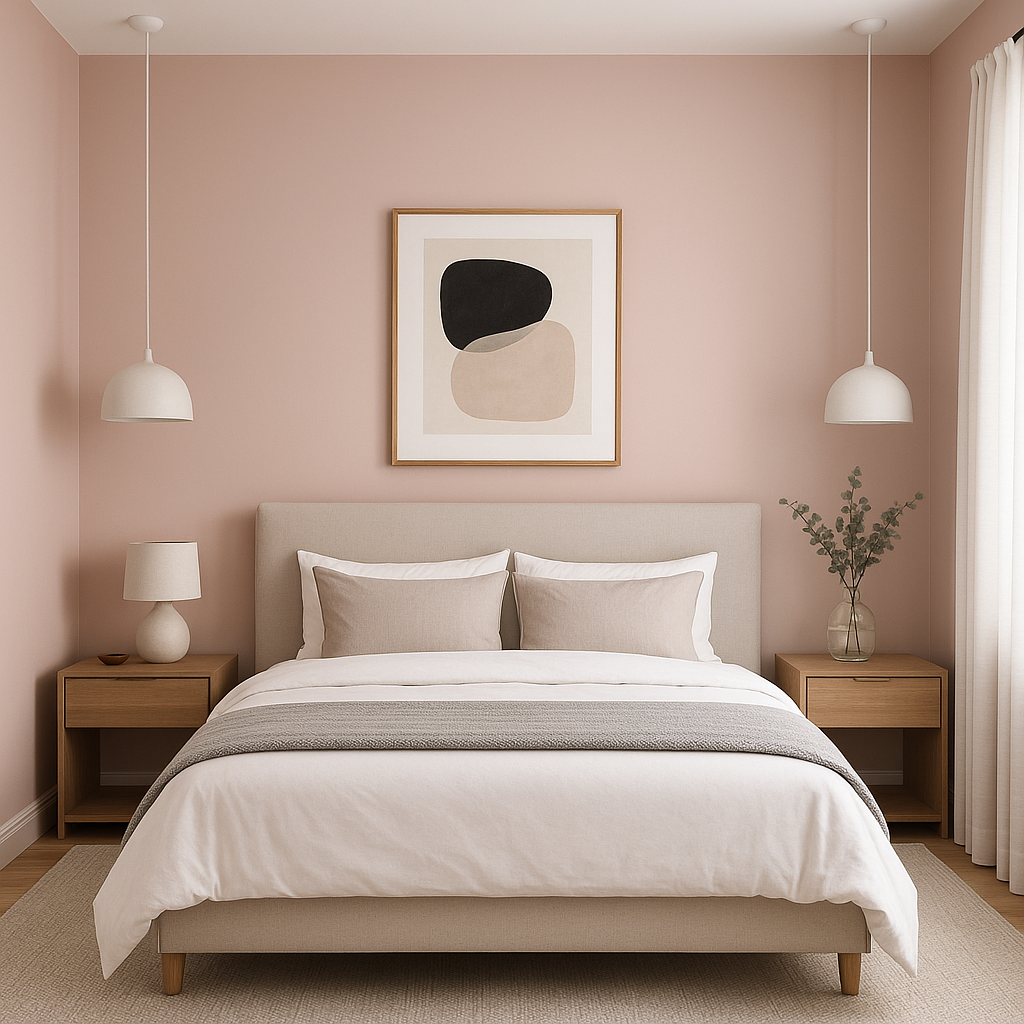 Benjamin Moore Rose (1177): A Timeless Blush Pink for Elegant Spaces.