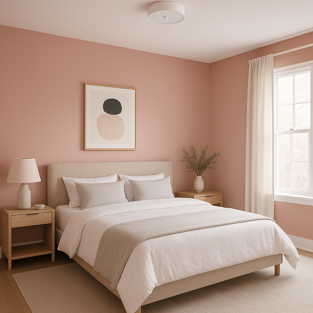 Benjamin Moore Rose (1254): A Timeless, Romantic Hue for Any Space.