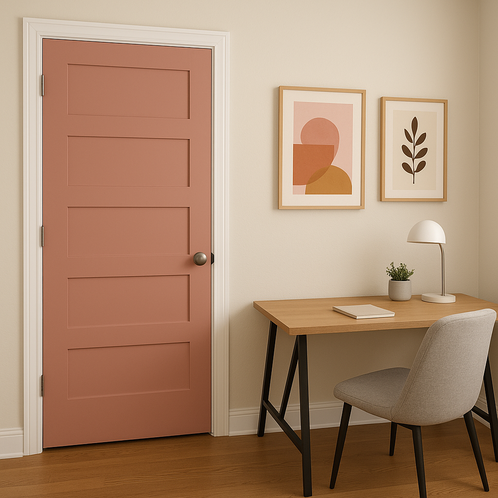 Benjamin Moore Rosy (2091-50): A Warm and Inviting Pink Hue.