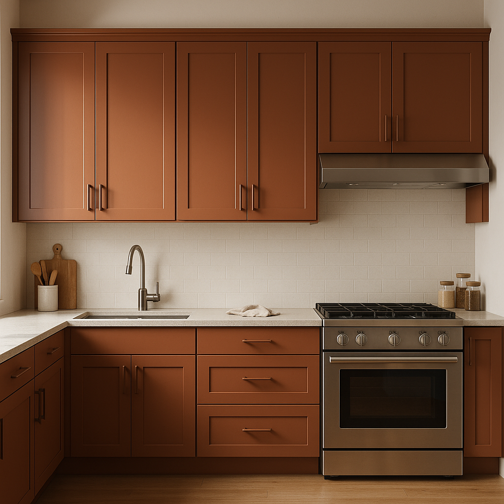 Benjamin Moore Rusty (CC-390): A Warm, Earthy Hue That Adds Depth and Sophistication.