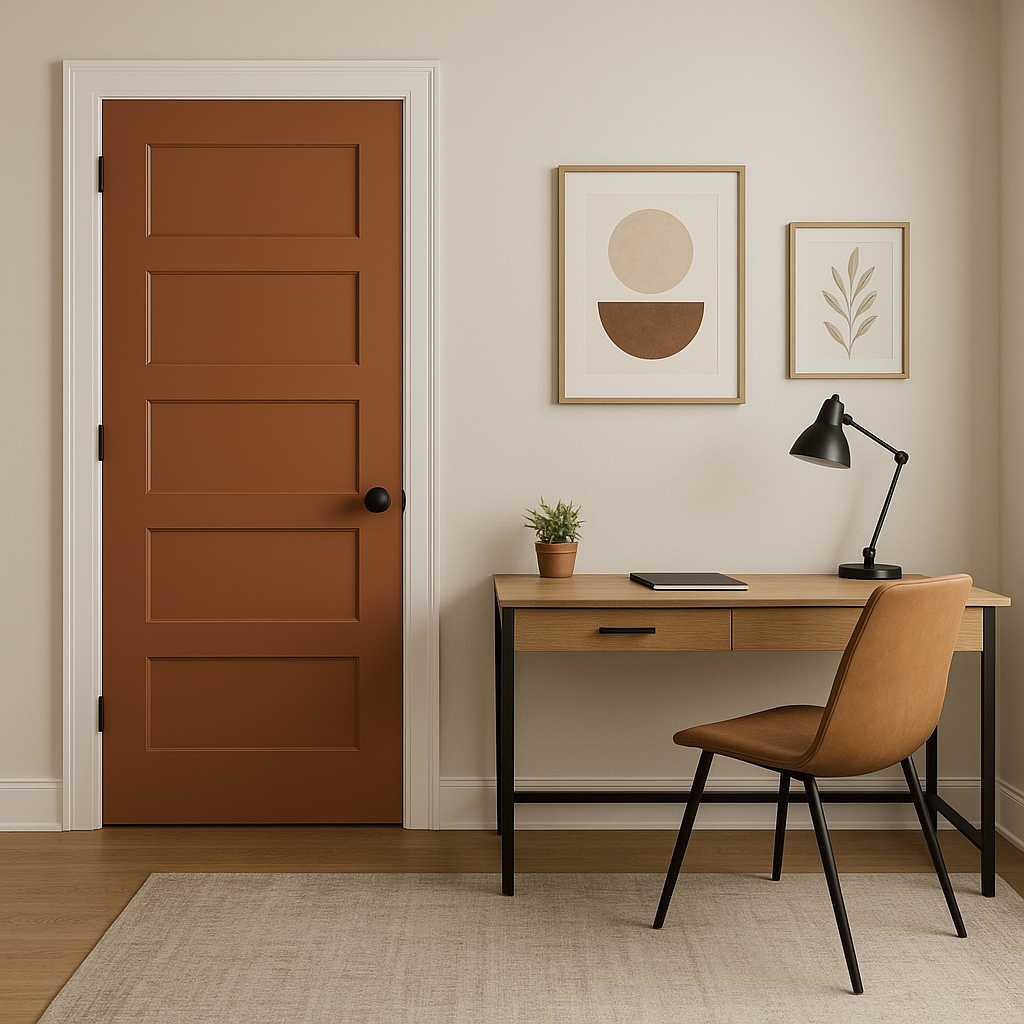 Benjamin Moore Rusty (CC-390): A Warm, Earthy Hue That Adds Depth and Sophistication.