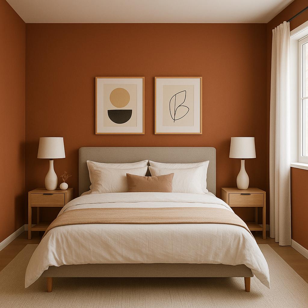 Benjamin Moore Rusty (CC-390): A Warm, Earthy Hue That Adds Depth and Sophistication.