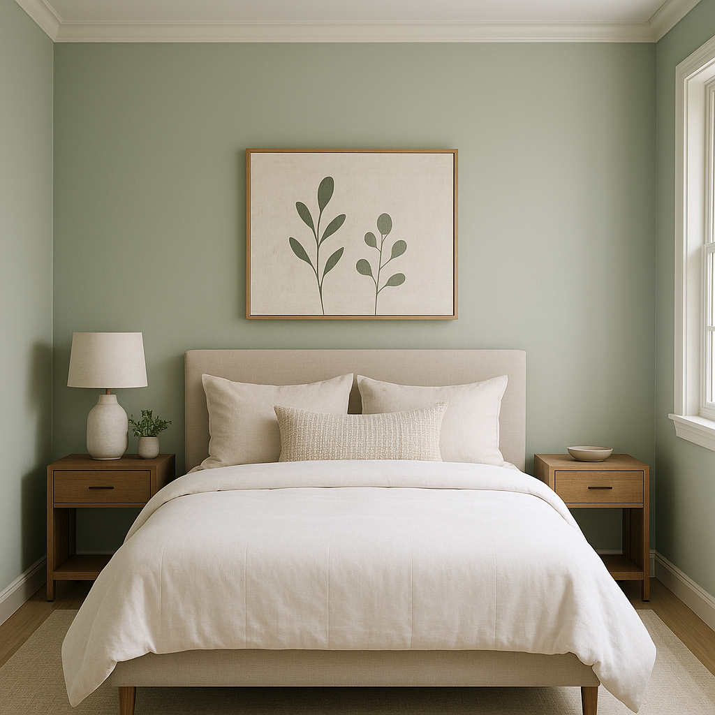 Benjamin Moore Sage (458): A Timeless Gray-Green for Versatile Elegance.