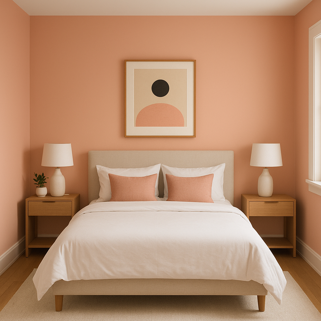 Benjamin Moore Salmon (2089-50): A Warm and Inviting Hue for Your Space.