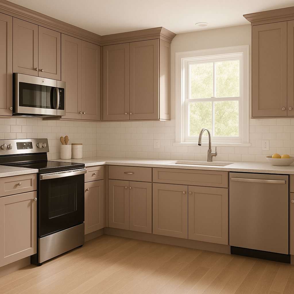 Benjamin Moore Sandblast (2103-50): A Warm Neutral with Endless Possibilities.