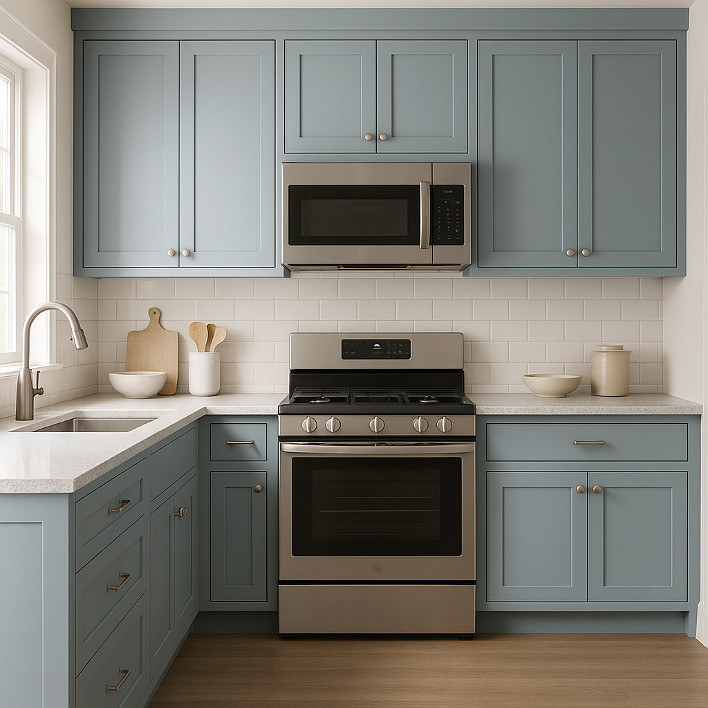 Benjamin Moore Santorini (1634): A Coastal-Inspired Gray.