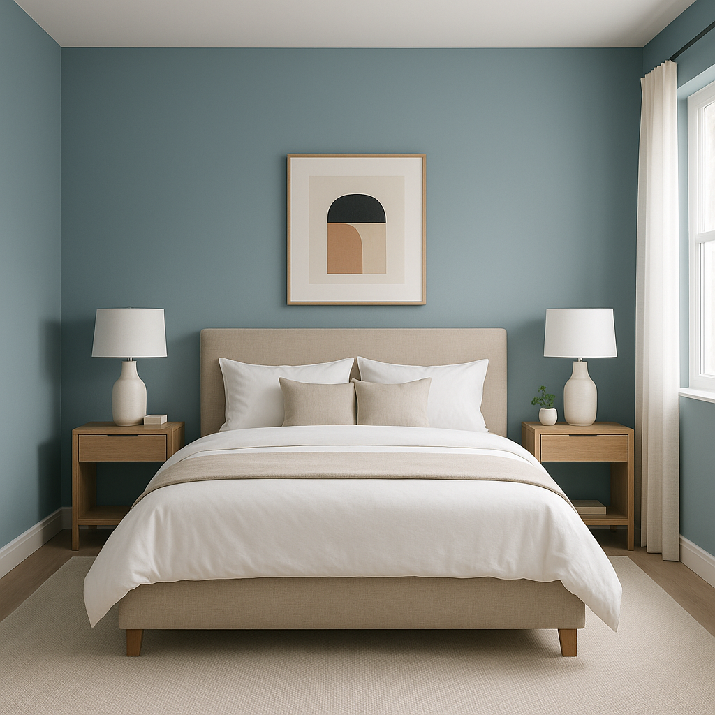 Benjamin Moore Sea (1664): A Serene Blue-Green Hue for Timeless Interiors.