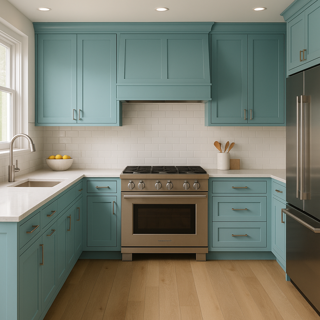Benjamin Moore Seaside (2054-50): A Breezy Coastal Blue for Timeless Interiors.
