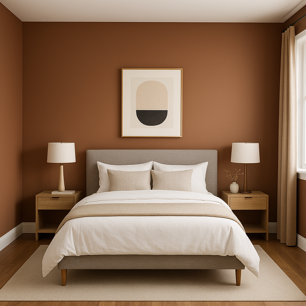 Benjamin Moore Sedona (1127): A Timeless Earthy Hue for Warm and Elegant Spaces.