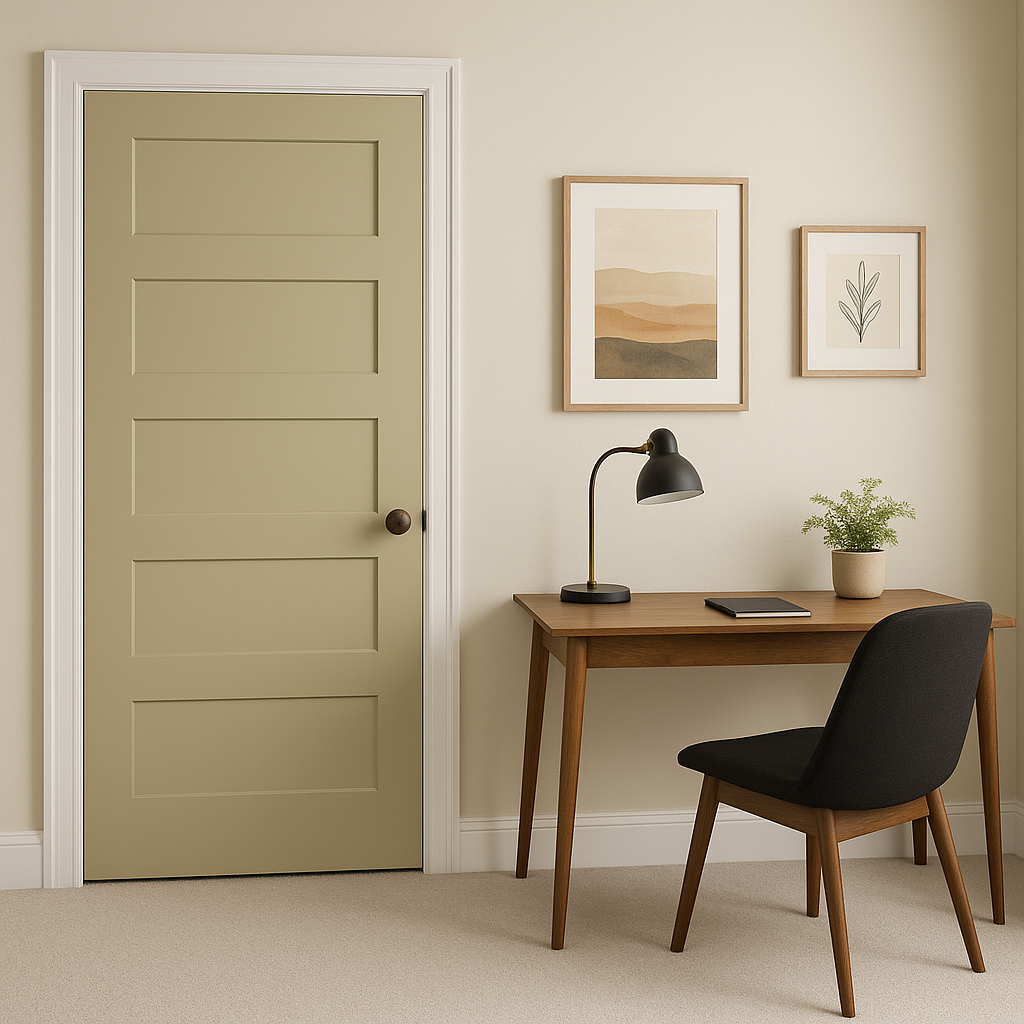 Benjamin Moore Sesame (381): A Warm and Inviting Neutral.