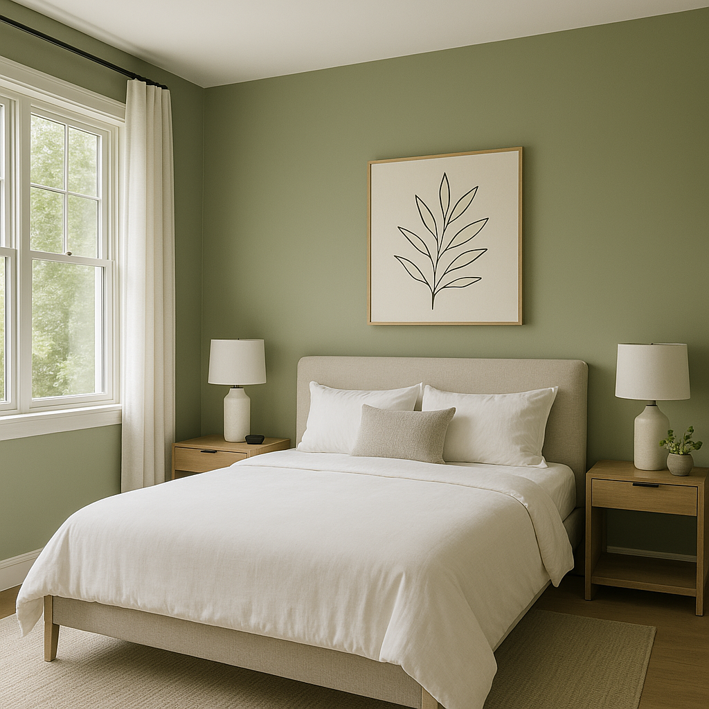 Benjamin Moore Sherwood (HC-118): A Timeless Green for Sophisticated Interiors.