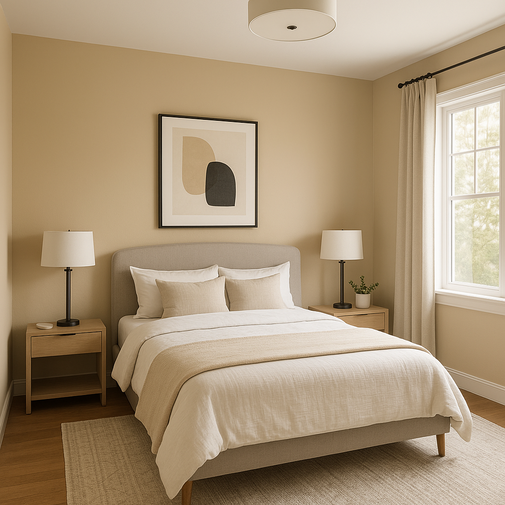 Benjamin Moore Sierra 1053: A Timeless Neutral with Warm Undertones.