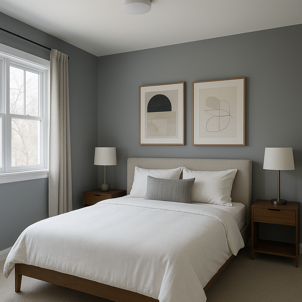 Benjamin Moore Silver (2119-40): A Timeless Neutral with Cool Sophistication.