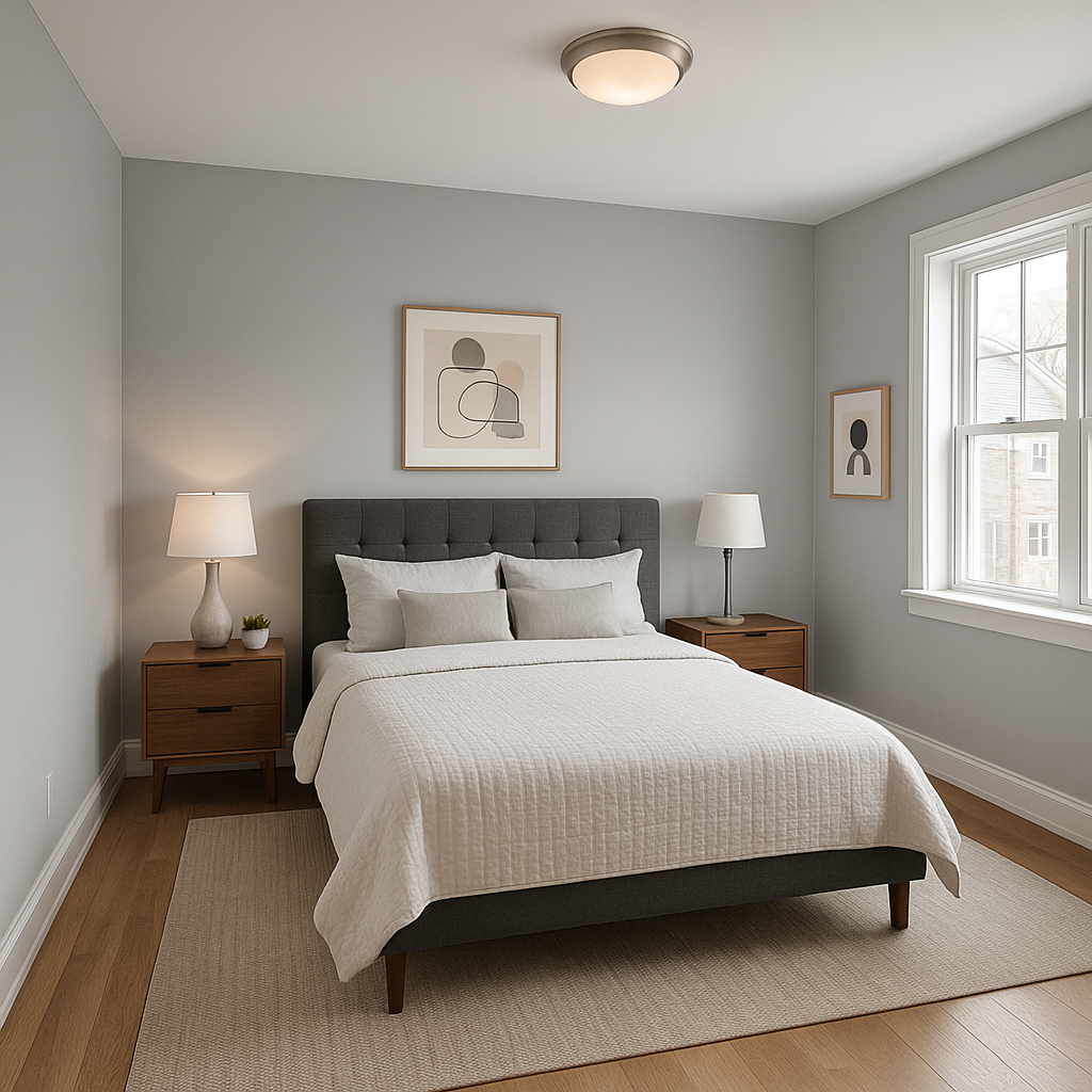 Benjamin Moore Silver (2121-40): A Sophisticated Neutral with Versatile Appeal.