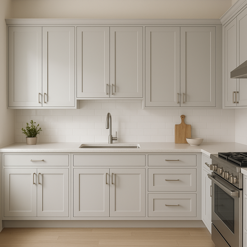 Benjamin Moore Silvery (1604): A Sophisticated Gray for Timeless Elegance.