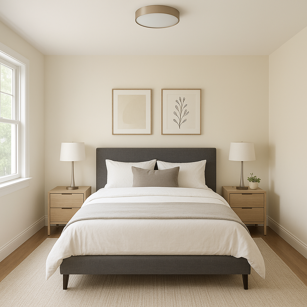 Benjamin Moore Simply (2143-70): A Soft, Serene Neutral for Endless Possibilities.
