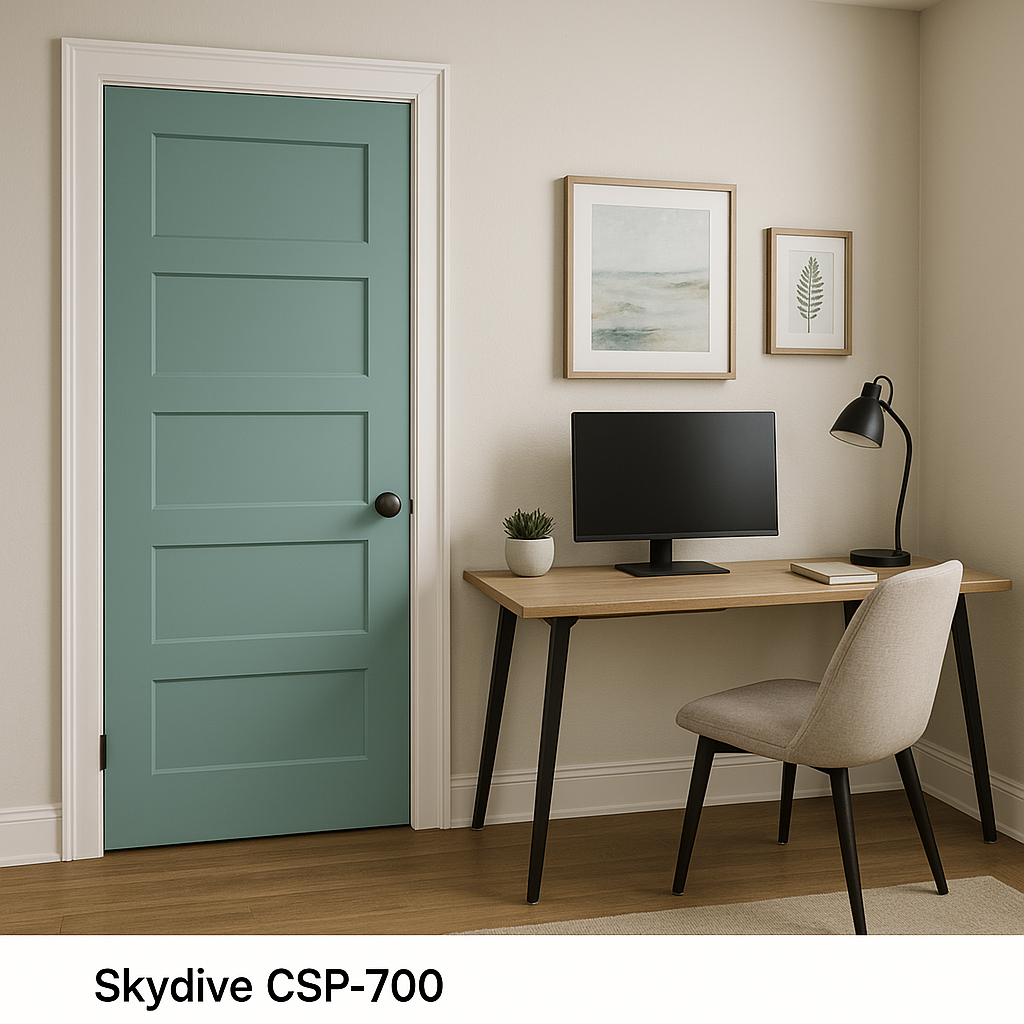 Benjamin Moore Skydive (CSP-700): A Vibrant Splash of Energy.