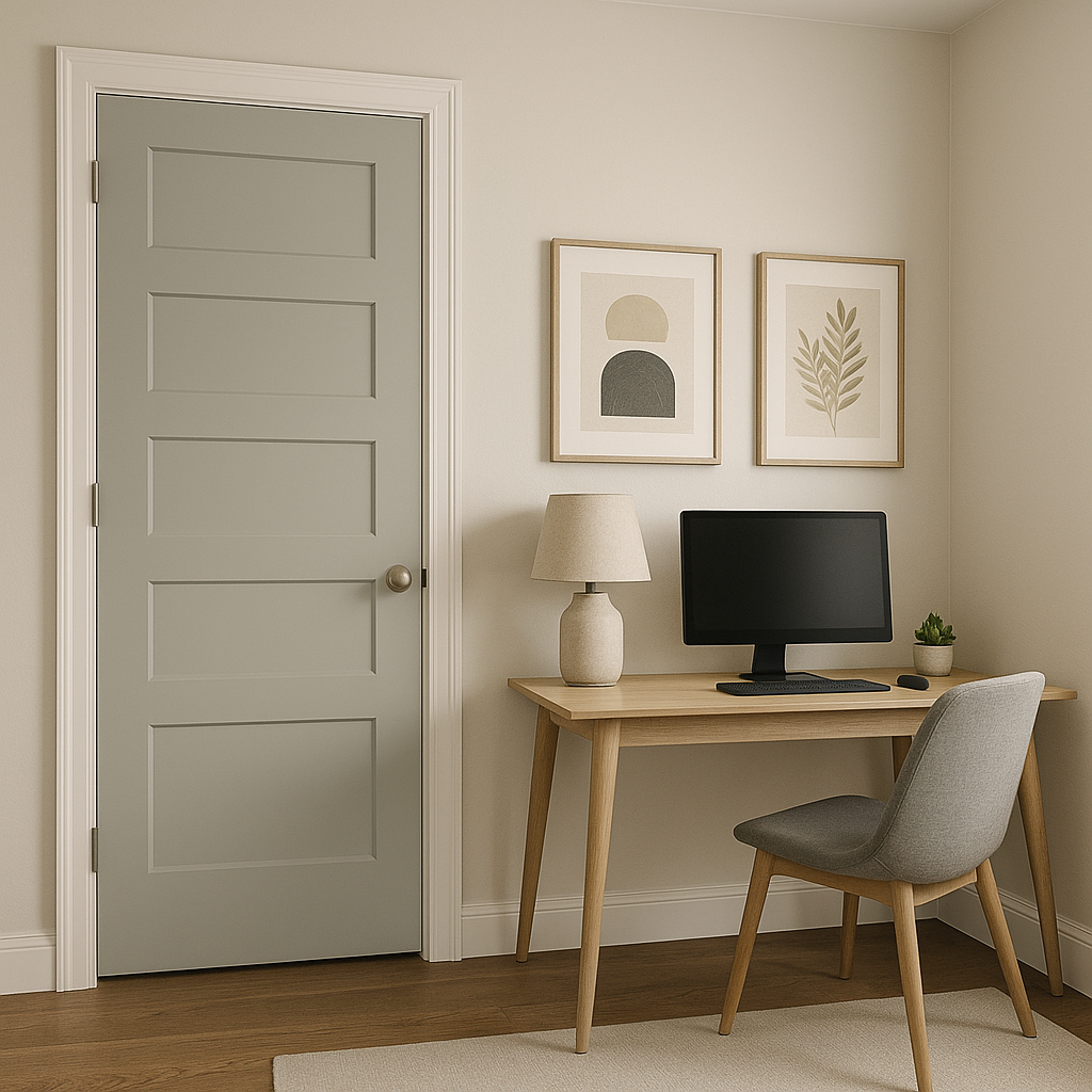 Benjamin Moore Sleigh (1480): A Sophisticated Gray for Timeless Interiors.
