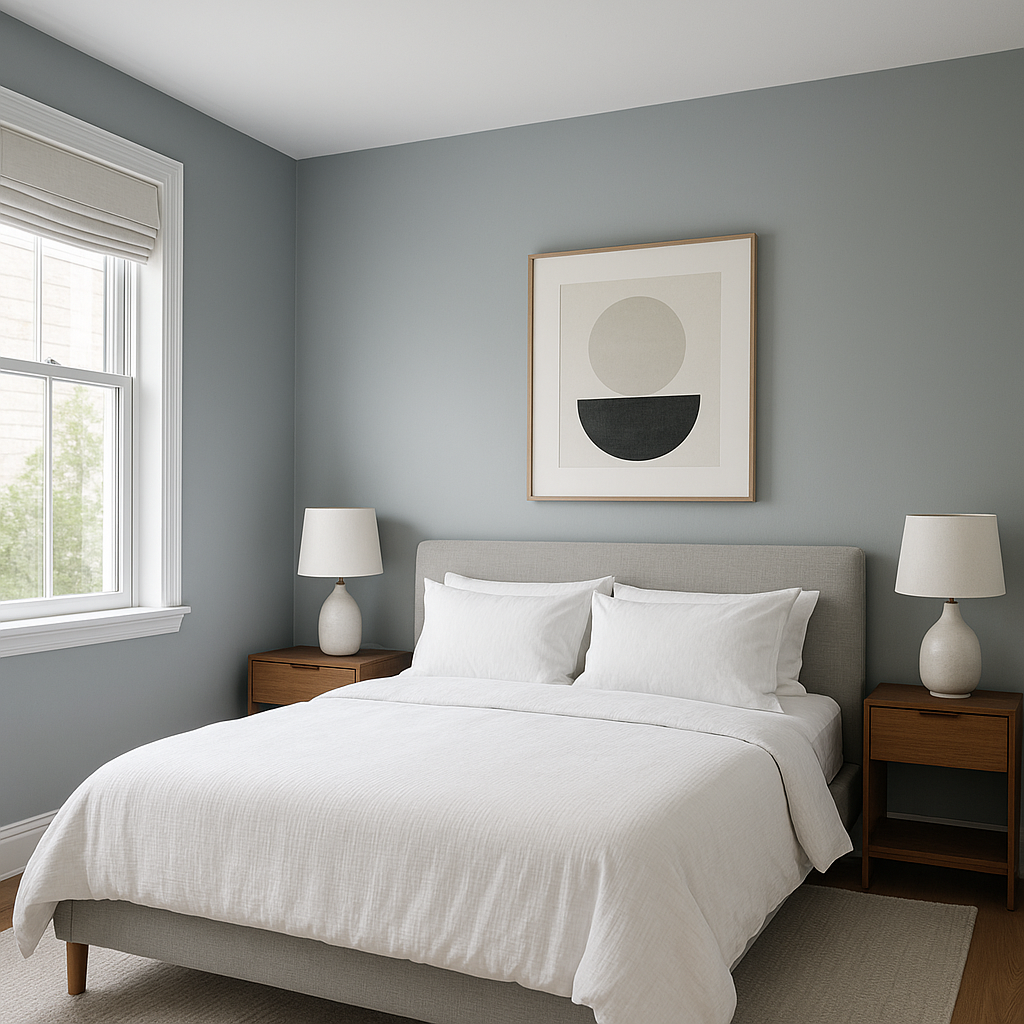 Benjamin Moore Smoke (2122-40): A Serene and Sophisticated Gray-Blue Hue.