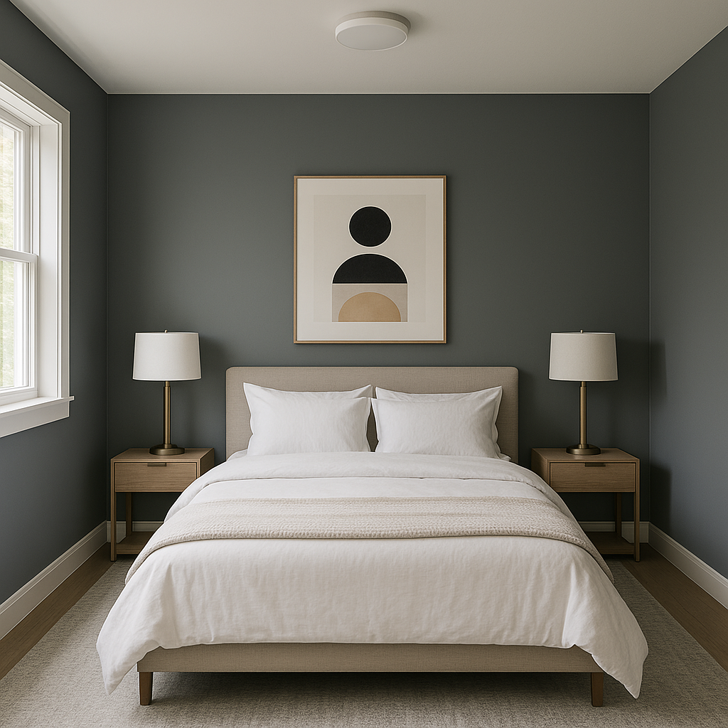 Benjamin Moore Smokestack (2131-40): A Sophisticated Gray with Subtle Undertones.