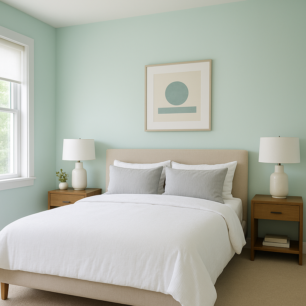Benjamin Moore Soft (2045-70): A Serene and Light Blue Hue for Versatile Spaces.