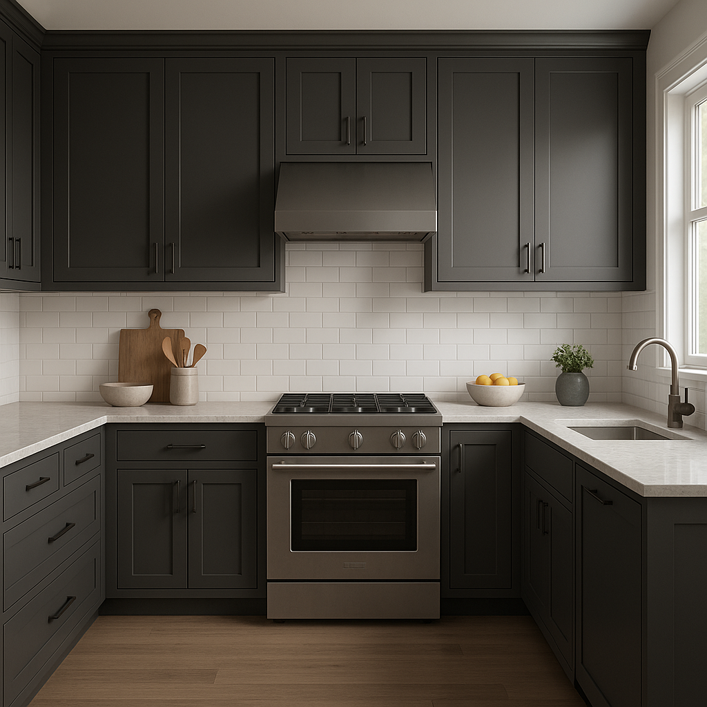 Benjamin Moore Space (2119-10): A Bold and Dramatic Hue for Modern Interiors.