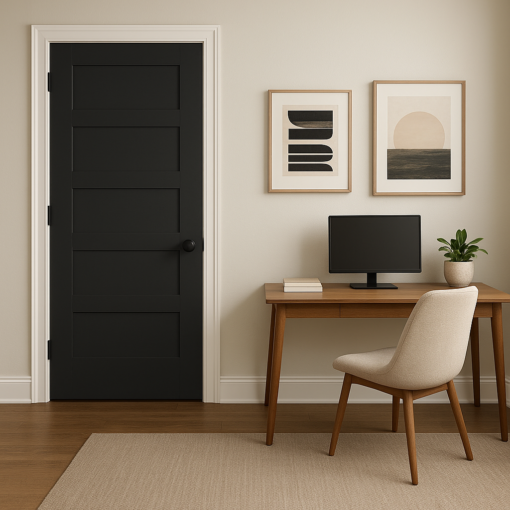 Benjamin Moore Space (2119-10): A Bold and Dramatic Hue for Modern Interiors.