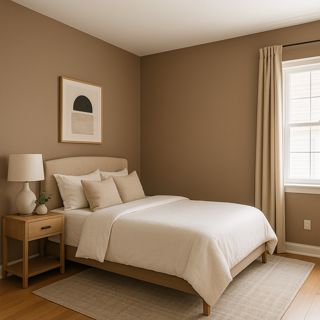 Benjamin Moore Spanish (1028): A Warm and Inviting Neutral.