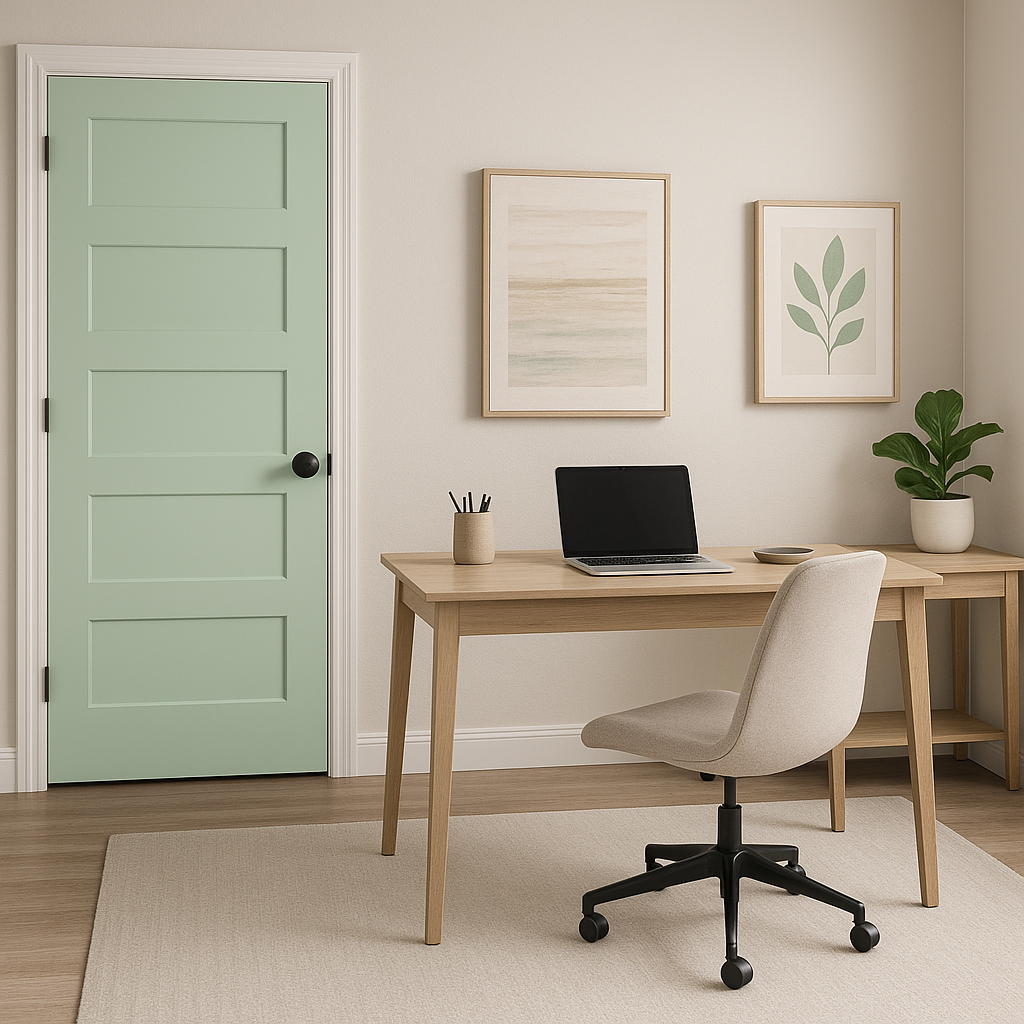 Benjamin Moore Spearmint (596): A Refreshing Green That Breathes Life into Your Space.