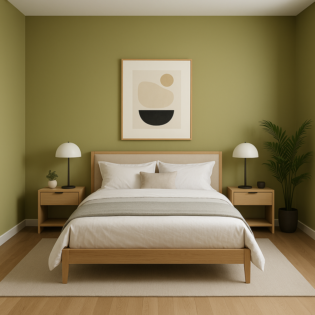 Benjamin Moore Split (2146-30): A Vibrant Green with Endless Possibilities.