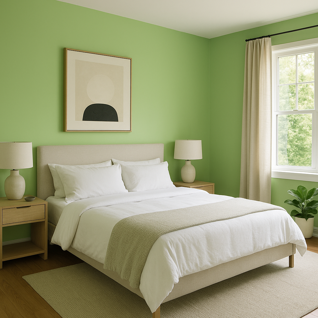 Benjamin Moore Spring (2031-40): A Vibrant Green for Fresh, Energizing Spaces.
