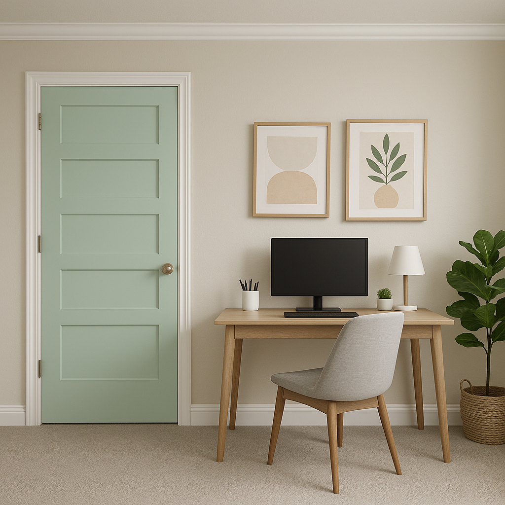 Benjamin Moore Spring (603): A Fresh and Breezy Green for Timeless Interiors.