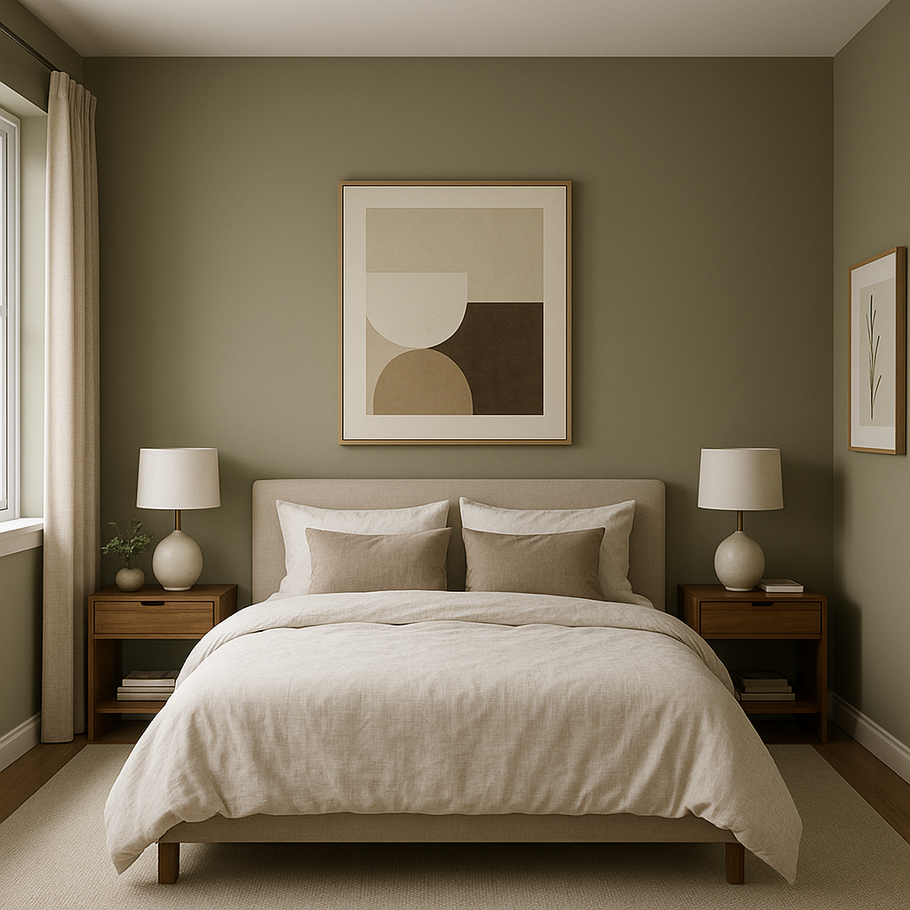 Benjamin Moore Springfield Green (510): A Timeless, Earthy Hue for Any Space.