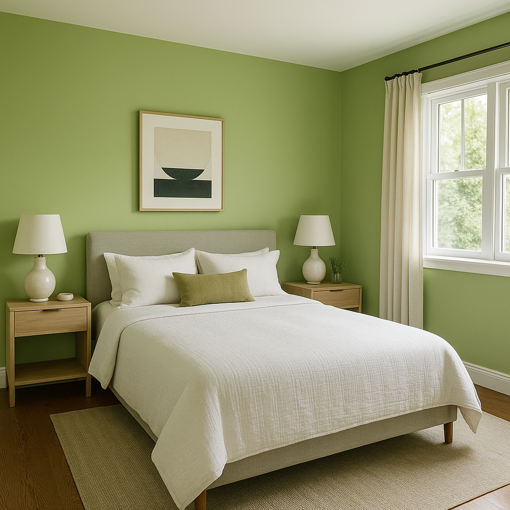Benjamin Moore Springhill (412): A Fresh and Inviting Green.