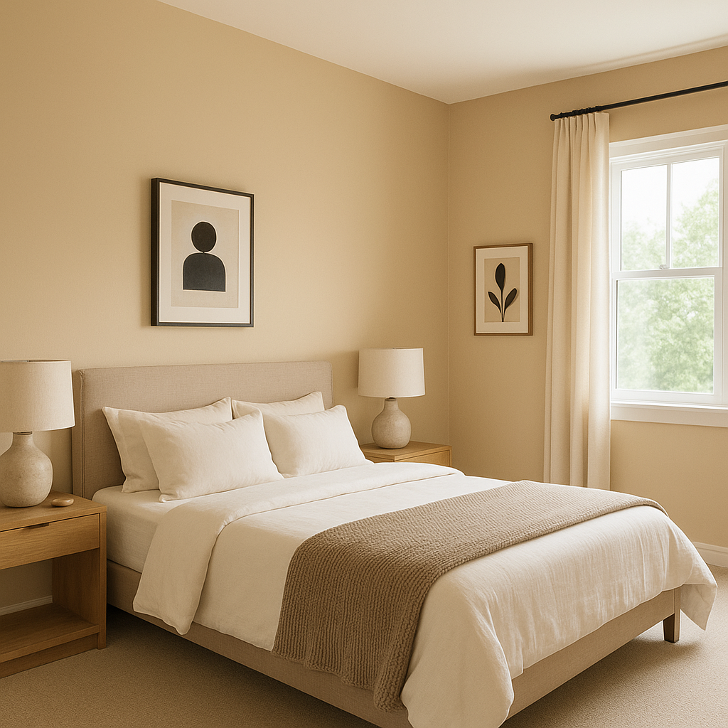 Benjamin Moore Squire (1068): A Timeless Neutral for Sophisticated Spaces.