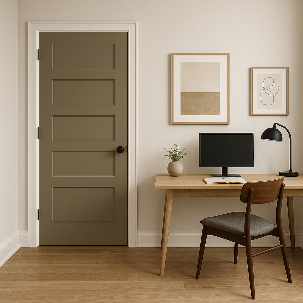 Benjamin Moore Stampede (979): A Versatile Neutral with Earthy Warmth.
